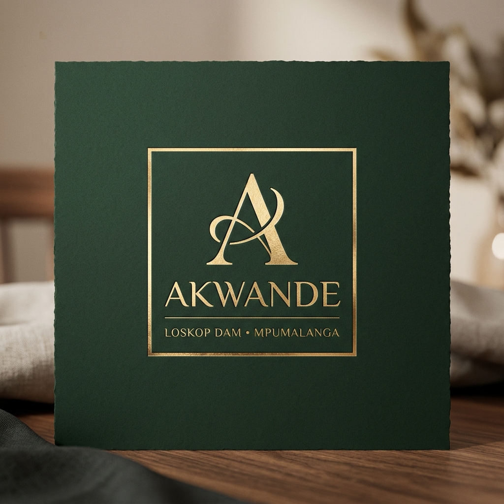 Akwande Logo Option 1 - Classic Monogram