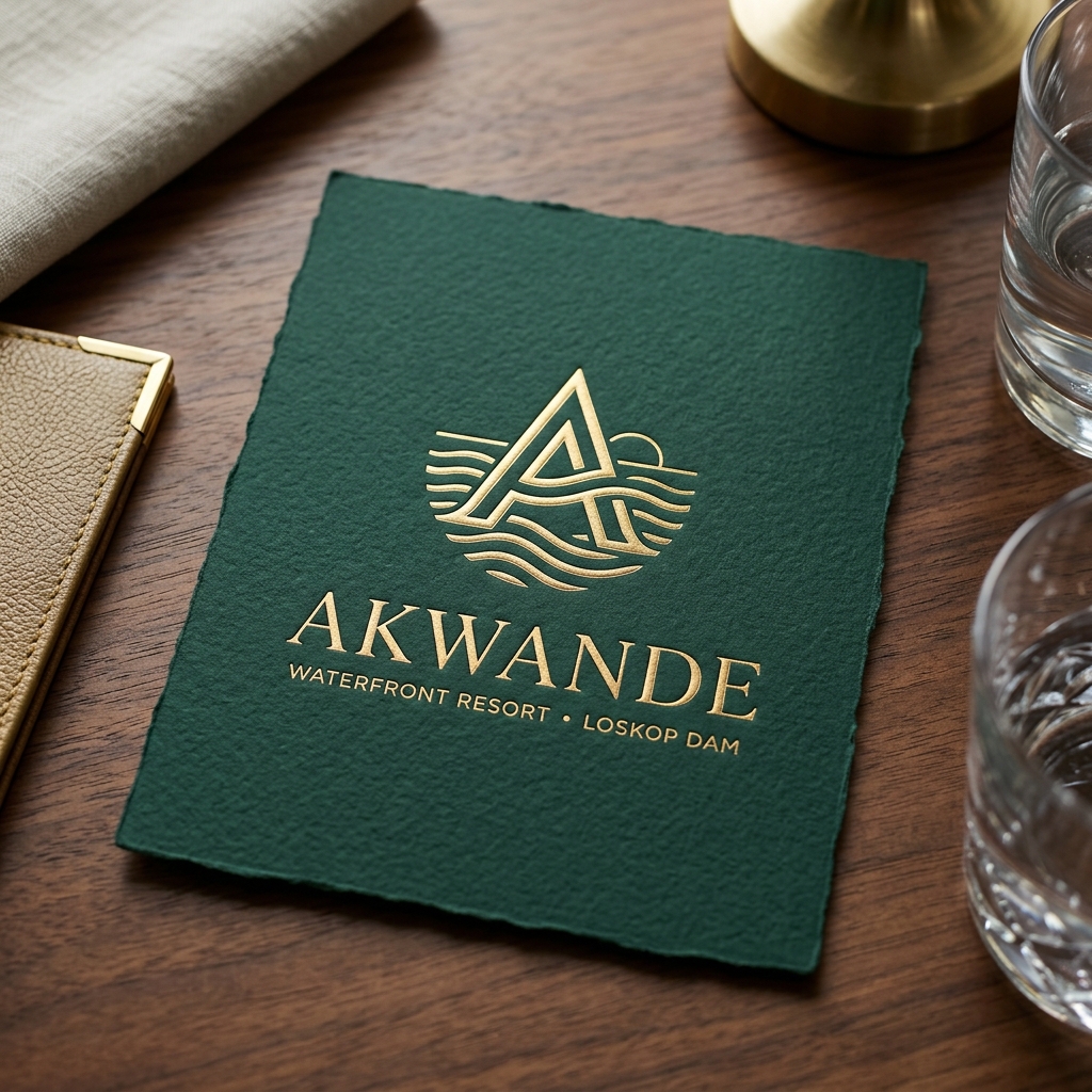 Akwande Logo Option 2 - Wave & Horizon