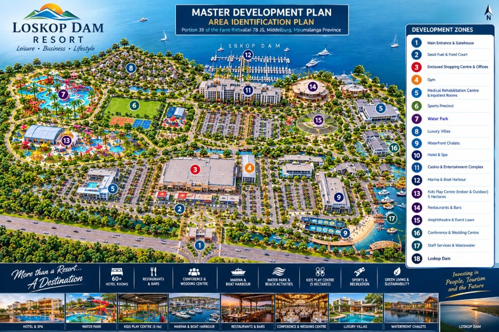 Akwande Loskop Dam Official 18-Zone Master Development Plan