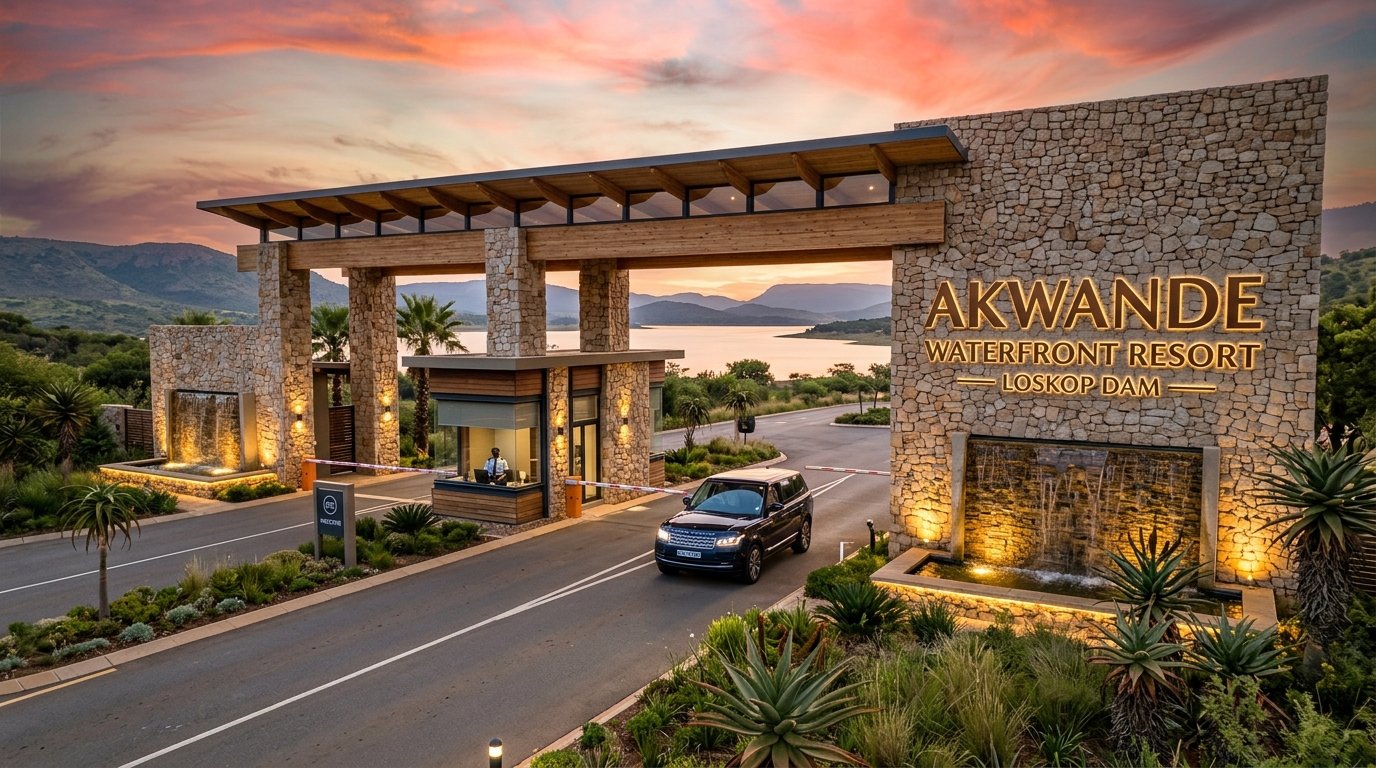 Akwande Master Gate and Security Entrance Portal